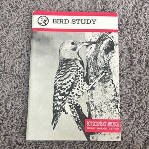 Bird Study Handbook - Boy Scouts of America Merit Badge Red Accent